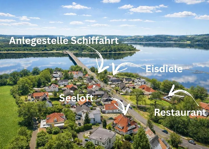 Appartement Seeloft Mit Balkon, Seeblick, 300m Zum